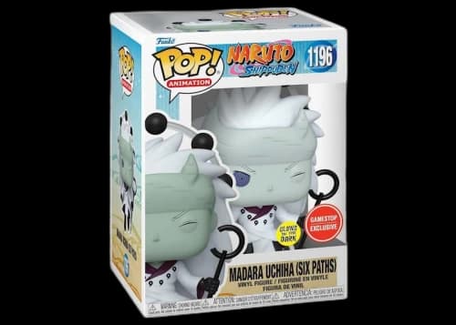 Funko Pop! Animation Naruto Shippuden Madara Uchiha (Six Paths) GITD GameStop Exclusive Figure #1196