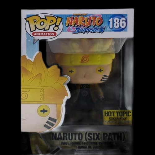 Funko Pop! Animation Naruto Shippuden Naruto (Six Path) (Glow) Hot Topic Exclusive Figure #186