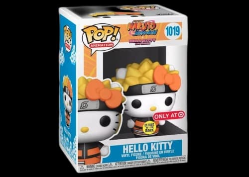 Funko Pop! Animation Naruto Shippuden x Hello Kitty And Friends Hello Kitty GITD Target Exclusive Figure #1019