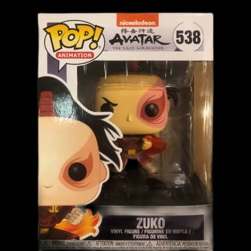 Funko Pop! Animation Nickelodeon Avatar The Last Airbender Zuko Figure #538