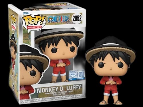 Funko Pop! Animation: One Piece Monkey. D. Luffy (Entertainment Earth/Sticker) Figure #2052