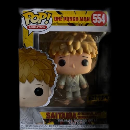 Funko Pop! Animation One Punch Man Saitama At Martial Arts Tournament Hot Topic Exclusive Figure #554