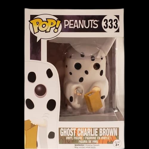 Funko Pop! Animation Peanuts Charlie Brown (Ghost) Figure #333