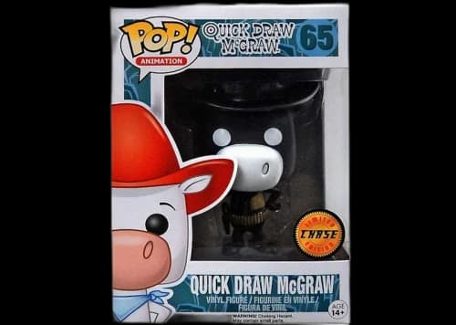 Funko Pop! Animation Quick Draw McGraw (Black) (Chase) Figure #65