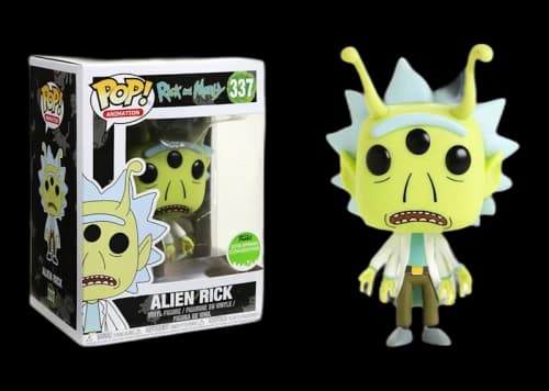 Funko Pop! Animation Rick & Morty Alien Rick Spring Convention Exclusive Figure #337