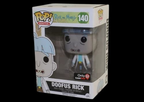 Funko Pop! Animation Rick & Morty Doofus Rick GameStop Exclusive Figure #140