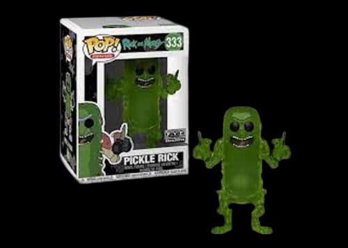 Funko Pop! Animation Rick & Morty Pickle Rick Transparent FYE Exclusive Figure #333