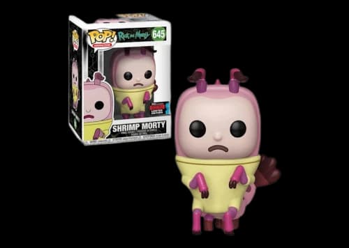Funko Pop! Animation Rick & Morty Shrimp Morty Fall Convention Exclusive Figure #645