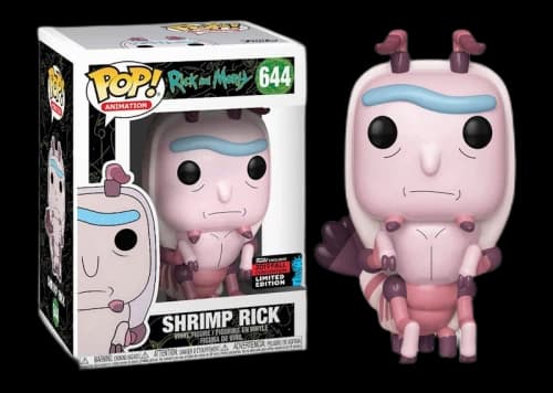 Funko Pop! Animation Rick & Morty Shrimp Rick Fall Convention Exclusive Figure #644