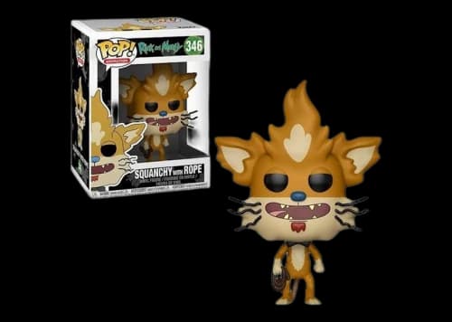 Funko Pop! Animation Rick & Morty Squanchy with Rope FYE Exclusive Figure #346
