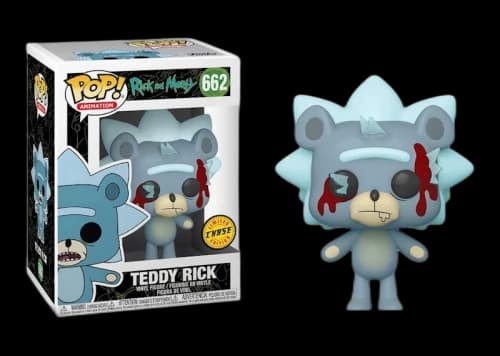 Funko Pop! Animation Rick & Morty Teddy Rick Bloodied (Chase) Figure #662