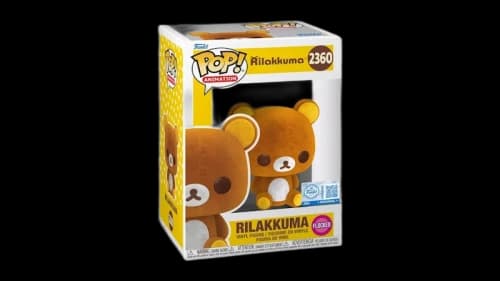 Funko Pop! Animation Rilakkuma (Flocked) Hot Topic Exclusive Figure #2360