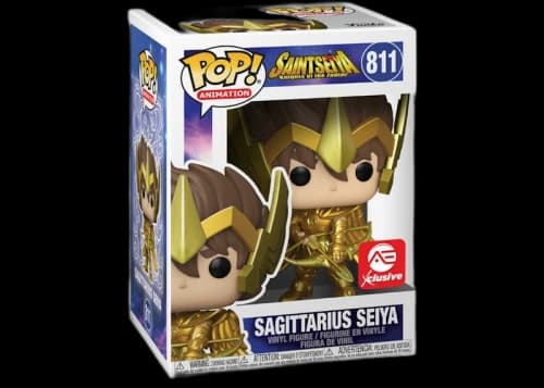 Funko Pop! Animation Saint Seiya Sagittarius Seiya Gold Alliance Entertainment Exclusive Figure #811