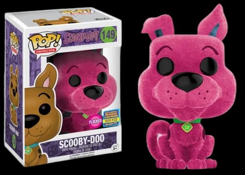 Funko Pop! Animation Scooby Doo (Pink) (Flocked) SDCC Figure #149