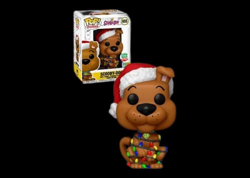 Funko Pop! Animation Scooby Doo Scooby-Doo Christmas Lights Funko Shop Holiday Bundle Exclusive Figure #655