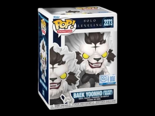 Funko Pop! Animation: Solo Leveling Baek Yoonho (Silver Mane) Special Edition Figure #2273