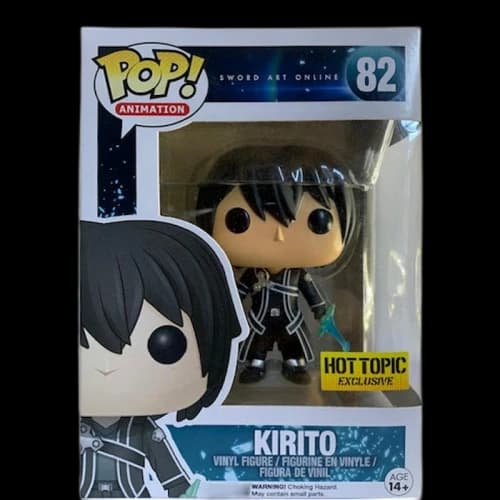 Funko Pop! Animation Sword Art Online Kiritom Hot Topic Exclusive Figure #82