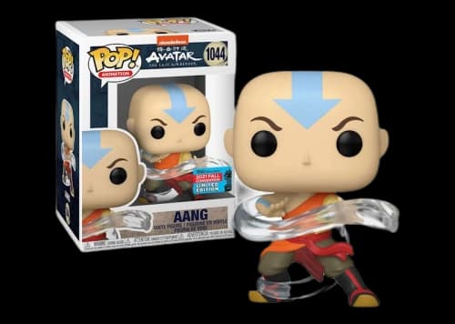 Funko Pop! Animation The Last Airbender Aang 1044 Fall Convention Exclusive Figure #1044