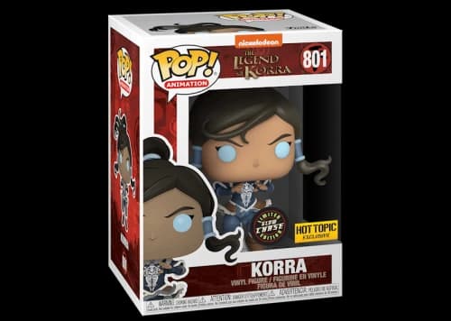 Funko Pop! Animation The Legend of Korra Korra (Glow Chase) Hot Topic Exclusive Figure #801