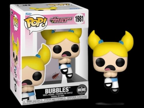 Funko Pop! Animation: The Powerpuff Girls Bubbles (Meme) Figure #1981