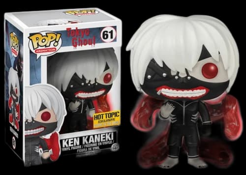 Funko Pop! Animation Tokyo Ghoul Ken Kaneki (Glow) Hot Topic Exclusive Figure #61