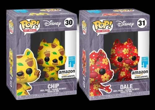 Funko Pop! Art Series Disney Chip & Dale Amazon Exclusive Set of 2
