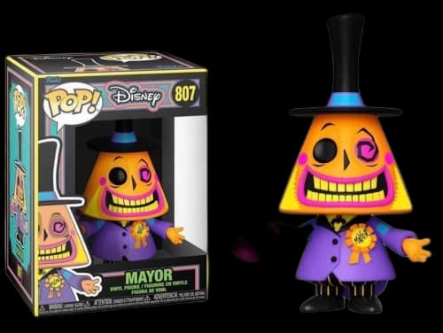 Funko Pop! Art Series: Disney Mayor (Blacklight) Figure #807