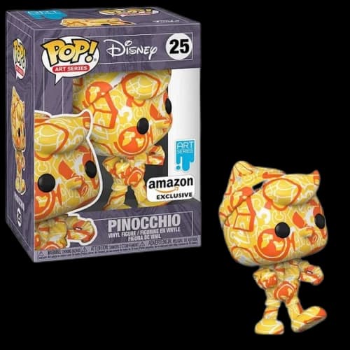 Funko Pop! Art Series Disney Treasures of The Vault Pinocchio Amazon Exclusive Figure #25