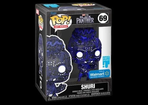 Funko Pop! Art Series Marvel Studios Black Panther Shuri Art Series Walmart Exclusive Figure #69