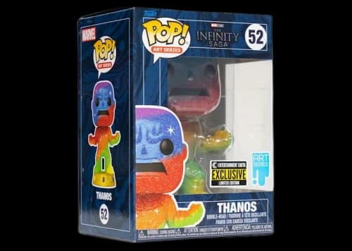 Funko Pop! Art Series Marvel Studios The Infinity Saga Thanos Entertainment Earth Exclusive Figure #52