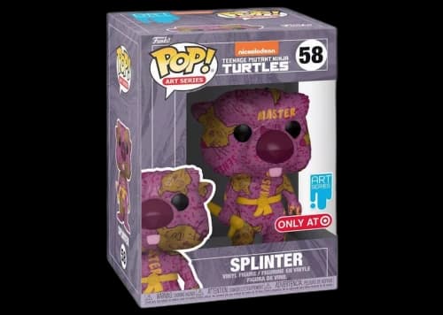 Funko Pop! Art Series Teenage Mutant Ninja Turtles Splinter Art Series Target Exclusive Figure #58