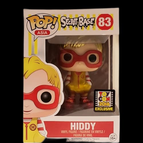Funko Pop! Asia Secret Base Hiddy (Metallic) Toy Con Exclusive Figure #83