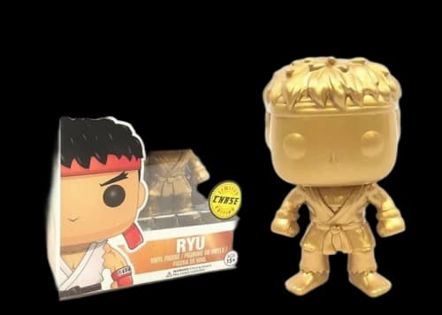 Funko Pop! Asia Street Fighter Ryu (Chase) (Gold) Figure #71