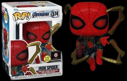 Funko Pop! Avengers Endgame Iron Spider (Glow)(Chalice) Figure #574