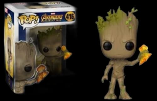 Funko Pop! Avengers Infinity War Groot (with Stormbreaker) Figure #416