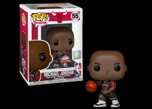 Funko Pop! Basketball Chicago Bulls Michael Jordan (Black Jersey) Special Edition Figure #55