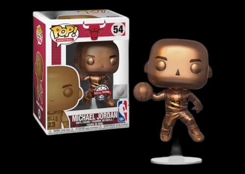 Funko Pop! Basketball Chicago Bulls Michael Jordan Bronzed Special Edition Figure #54
