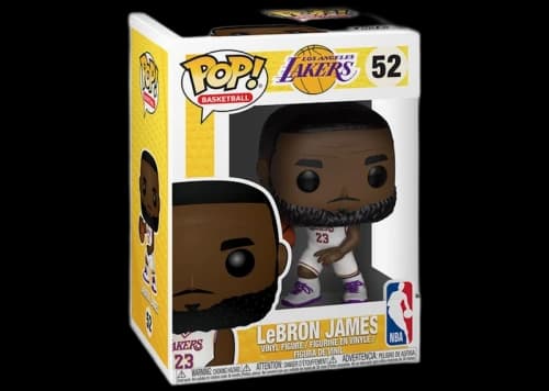 Funko Pop! Basketball Los Angeles Lakers Lebron James (White Jersey) Figure #52