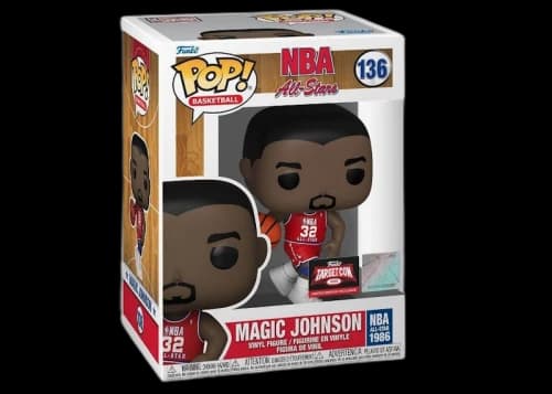 Funko Pop! Basketball NBA All-Stars Magic Johnson Target Con 2022 Exclusive Figure #136