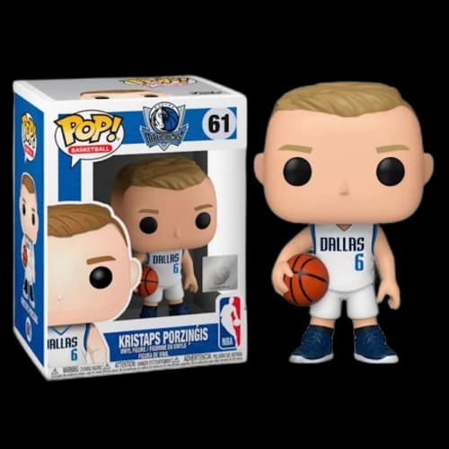 Funko Pop! Basketball NBA Kristaps Porzingis Dallas Mavericks Figure #61