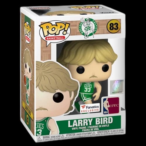 Funko Pop! Basketball NBA Larry Bird (Green Jersey) Fanatics Exclusive Figure #83