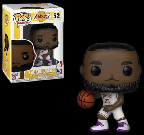 Funko Pop! Basketball NBA LeBron James Lakers (White Jersey) Figure #52