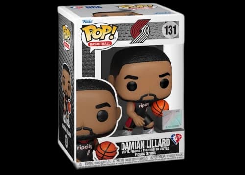 Funko Pop! Basketball NBA Portland Trail Blazers Damian Lillard (City Edition Jersey) Figure #131