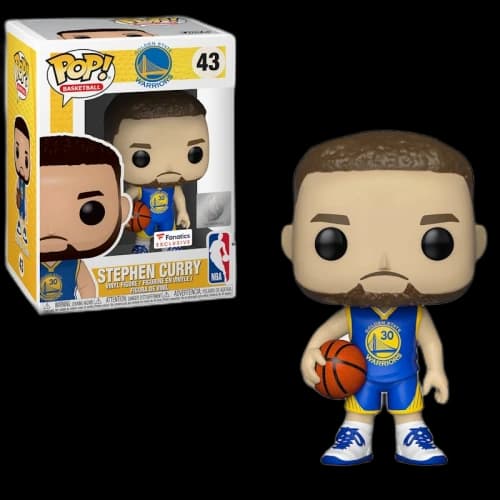 Funko Pop! Basketball NBA Stephen Curry (Blue Jersey) Fanatics Exclusive Figure #43