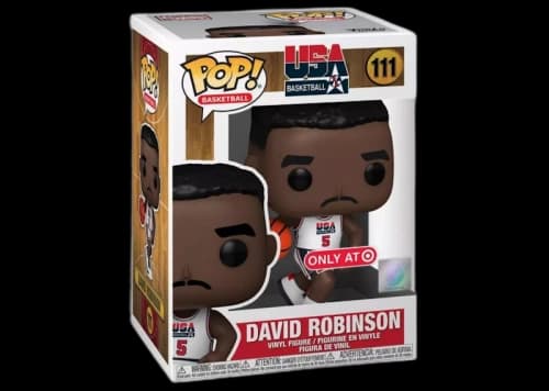 Funko Pop! Basketball USA Basketball David Robinson Target Exclusive Figure #111