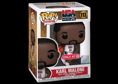 Funko Pop! Basketball USA Basketball Karl Malone Target Exclusive Figure #113