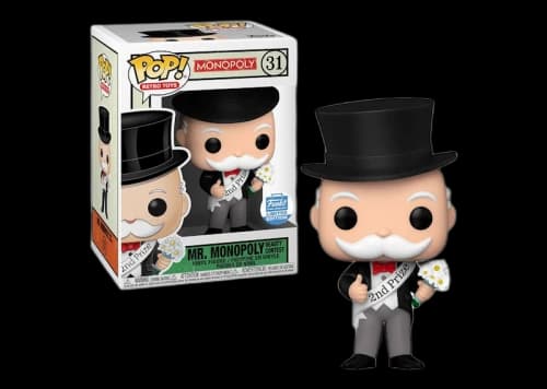 Funko Pop! Board Games Monopoly Mr. Monopoly Beauty Contest Funko Shop Exclusive Figure #31