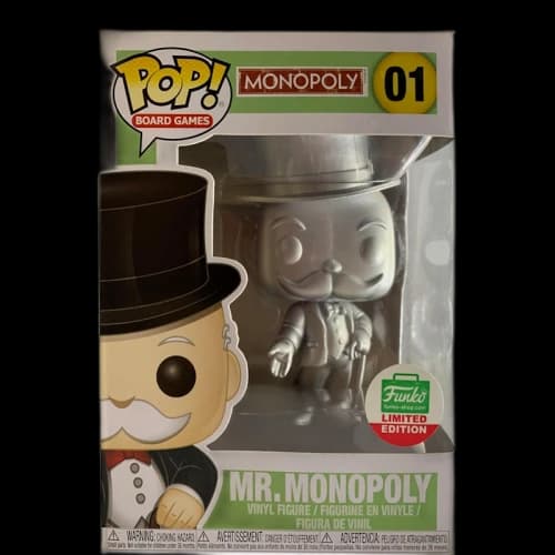Funko Pop! Board Games Monopoly Mr. Monopoly Funko Shop Edition Figure #01