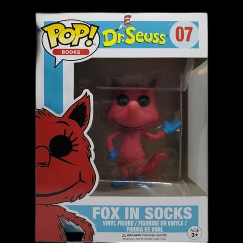Funko Pop! Books Dr. Seuss Fox in Socks Figure #07