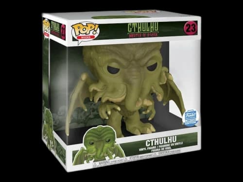Funko Pop! Books Hp Lovecraft Cthulhu Funko Limited Edition 10 Inch Figure #23